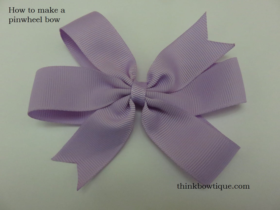 How to make a pinwheel bow
