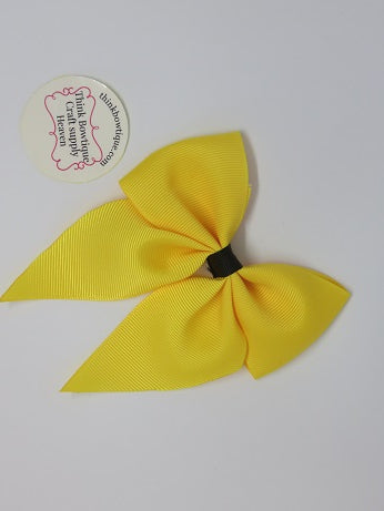 Make a sailors bow with grosgrain ribbon