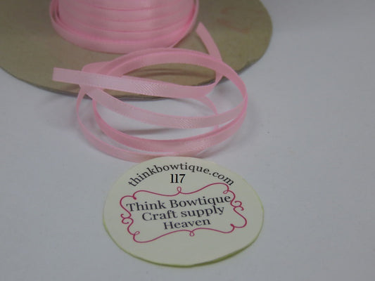 117 light pink satin ribbon Australia