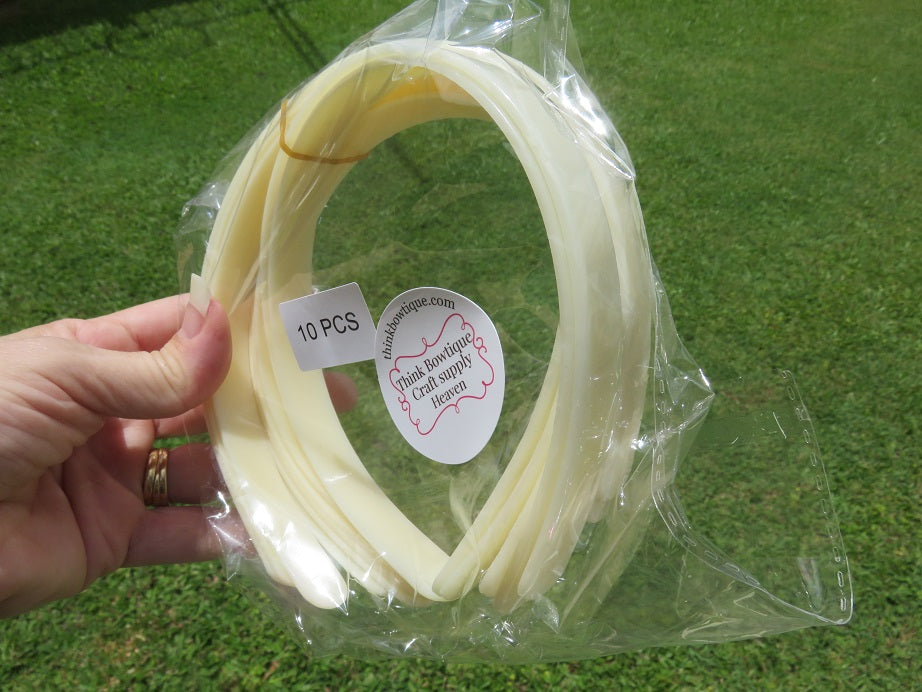 15mm plastic headbands Australia