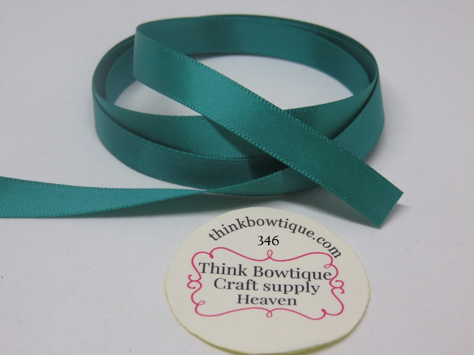 346 jade satin ribbon Australia