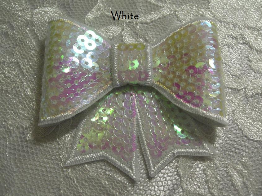7cm Sequin Bow