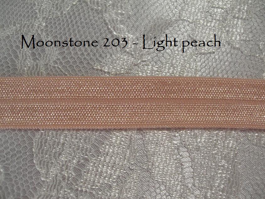 20 metre roll Moonstone fold over elastic
