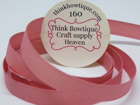 160 Dusty Rose Grosgrain ribbon Australia