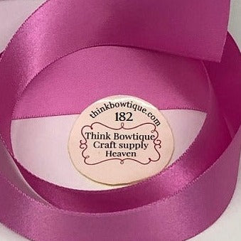 182 Rose bloom Double sided satin ribbon Australia