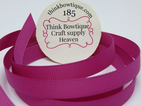 185 Raspberry Rose Grosgrain ribbon Australia