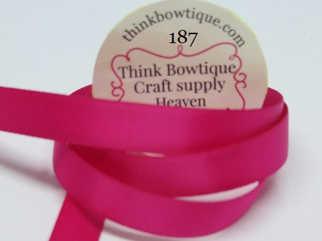 187 Azalea Double sided satin ribbon Australia