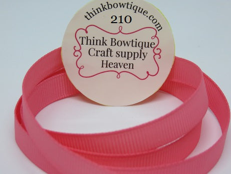 210 Coral Rose  Grosgrain ribbon Australia