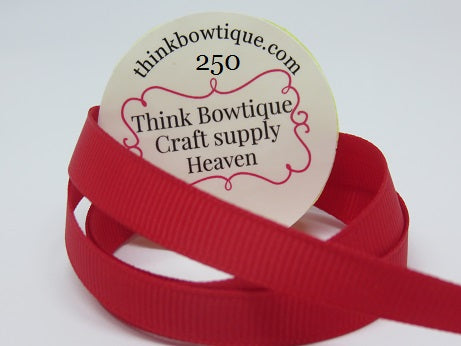 250 Red grosgrain ribbon Australia