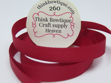260 Scarlet Grosgrain ribbon Australia