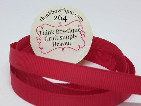 264 Ruby Grosgrain ribbon Australia