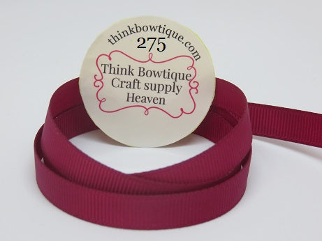 275 Wine Grosgrain ribbon Australia