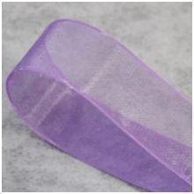 285 Plum 25mm Organza ribbon
