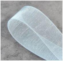 305 Light blue 25mm Organza ribbon