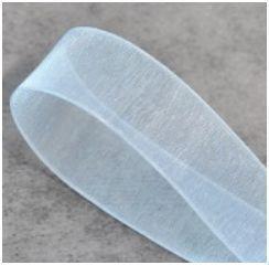 308 Blue topaz 25mm Organza ribbon