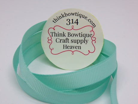 314 Aqua Grosgrain ribbon Australia