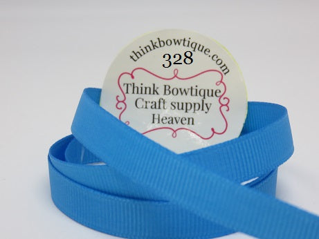 328 Island blue Grosgrain ribbon Australia