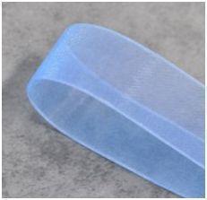 337 Capri blue 25mm Organza ribbon