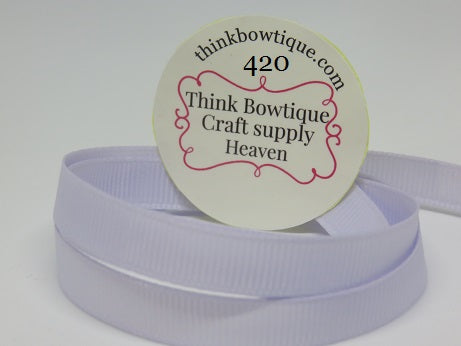 420 Lilac Mist Grosgrain ribbon Australia