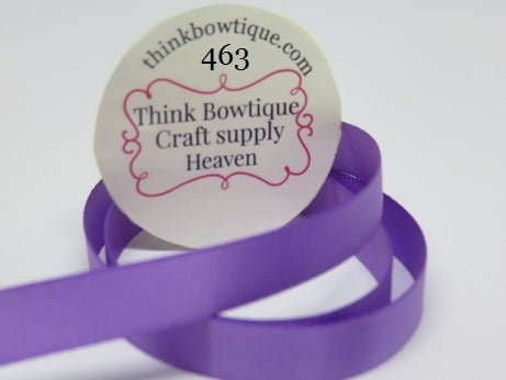 463 Grape Double sided satin ribbon Australia