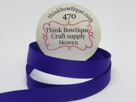 470 Regal purple Grosgrain ribbon Australia