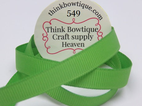 549 Bud green Grosgrain ribbon Australia