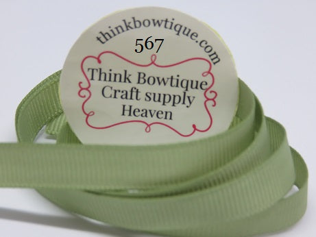 567 Spring moss Grosgrain ribbon Australia