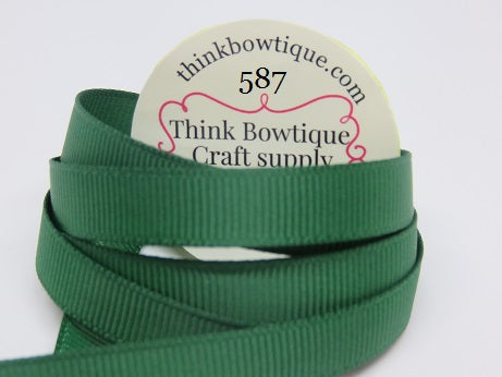 587 Forest green Grosgrain ribbon Australia