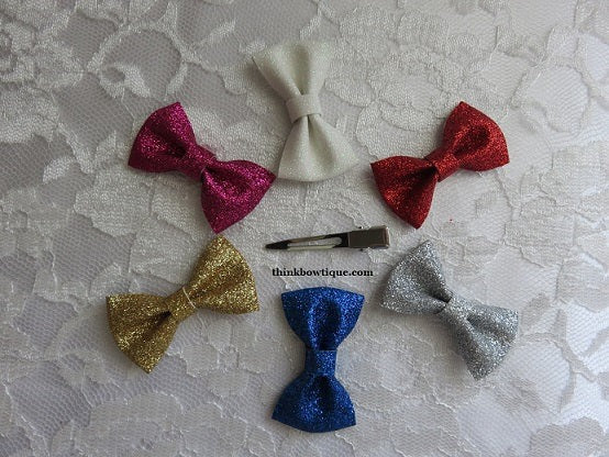 5cm Glitter bow Australia