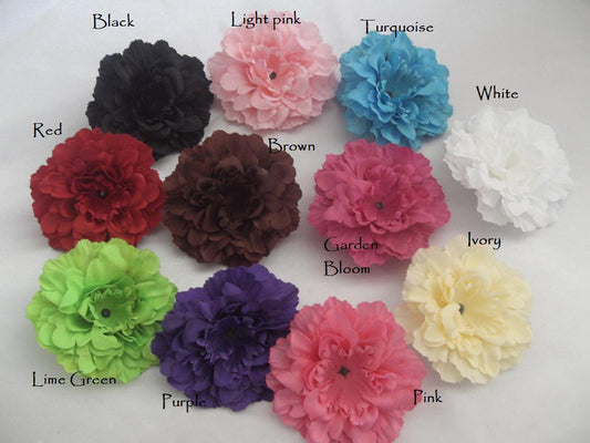 9cm Peony flower heads