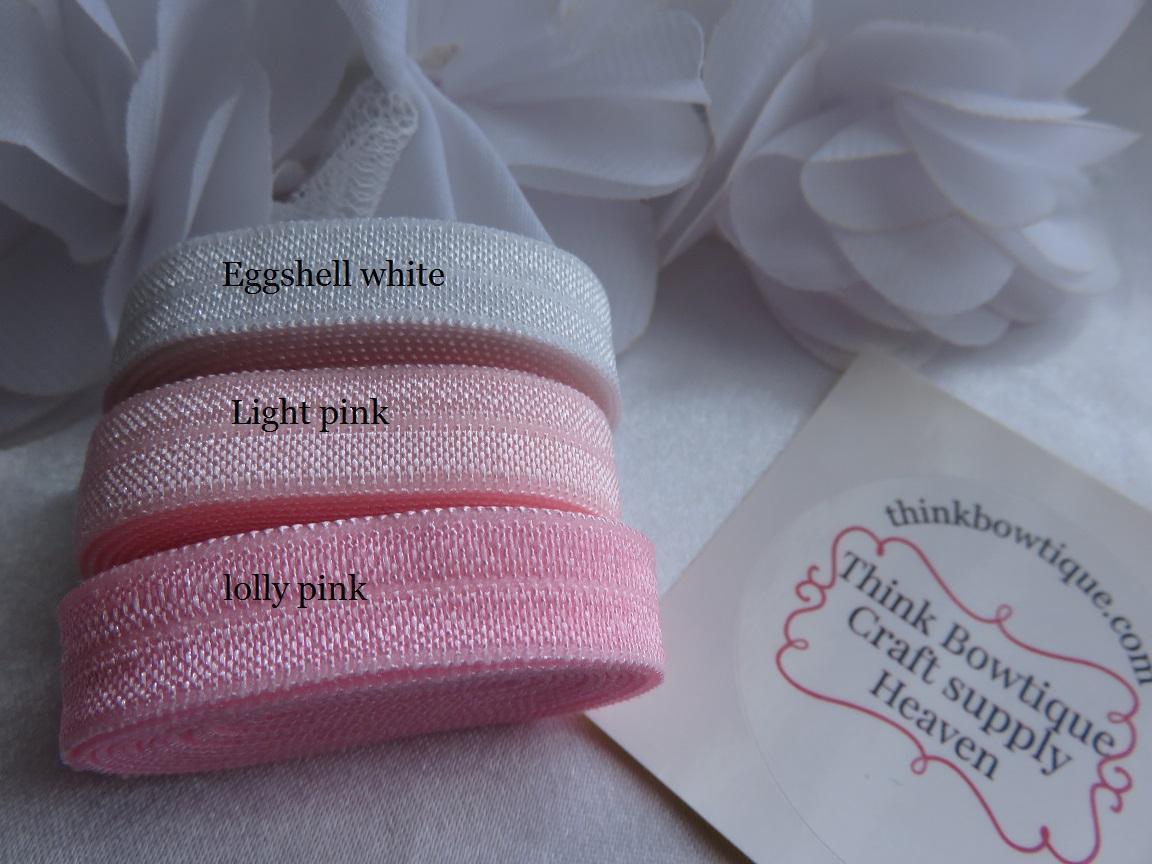 9mm 3/8 FOE (fold over elastic) 5 metres