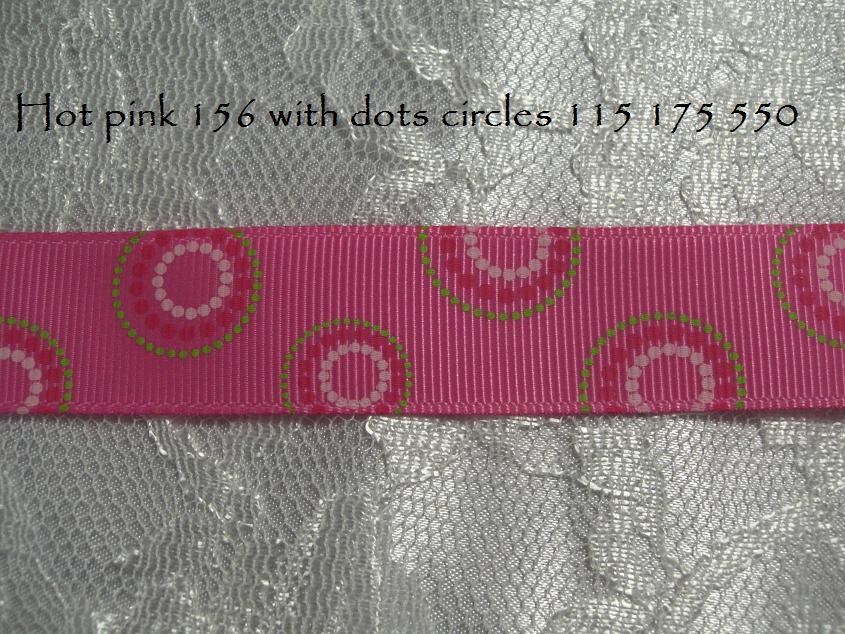 22mm - 7/8 Multi colour printed grosgrain ribbons 5 metres CLICK FOR MORE DESIGNS