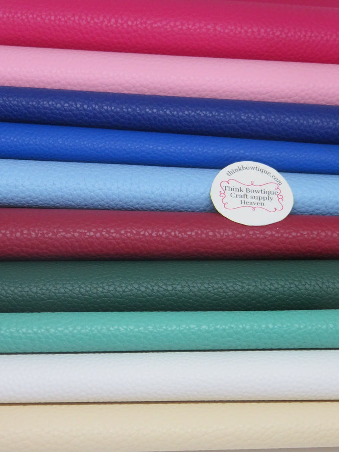 Litchi faux leatherette sheets