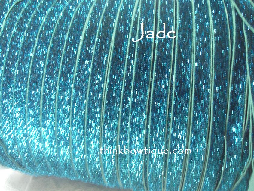 9mm - 3/8" Metallic Velvet Glitter Elastic 5 metres.