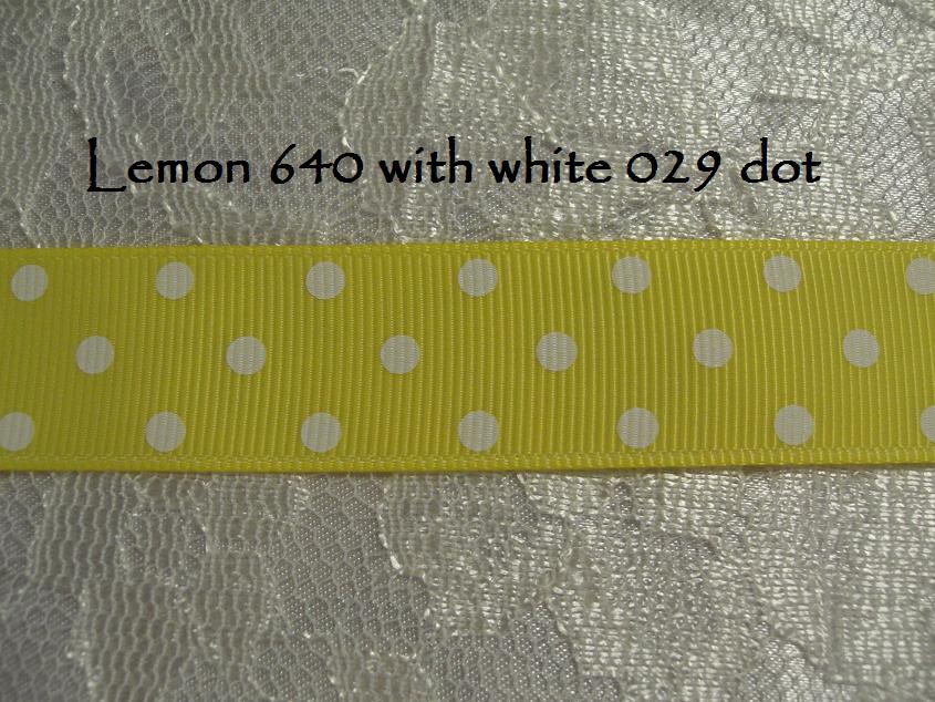22mm - 7/8 2 colour printed grosgrain 5 metres ALL COLOURS