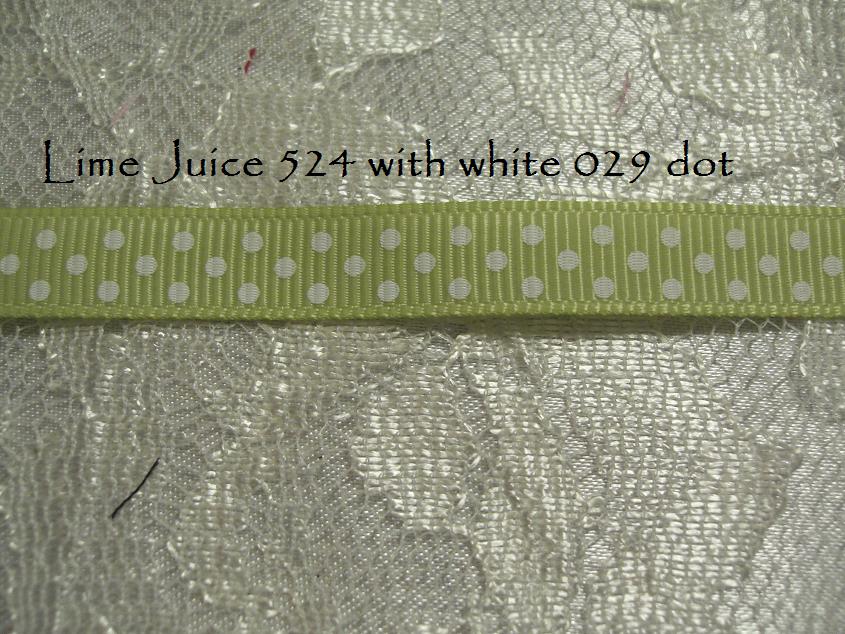 9mm Swiss dots printed grosgrain ribbon 5 metres ALL colours