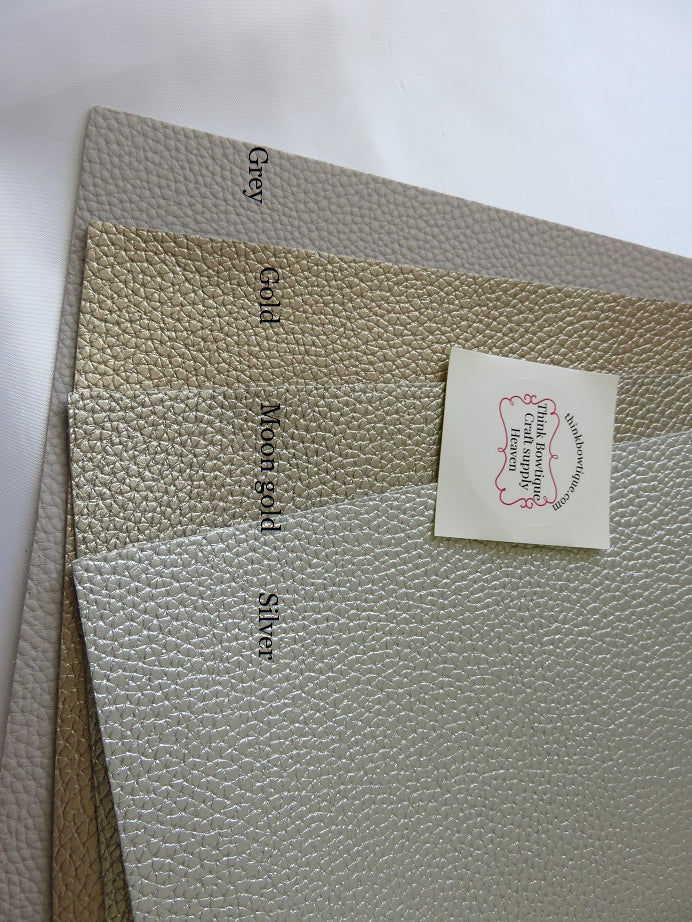 Litchi faux leatherette sheets