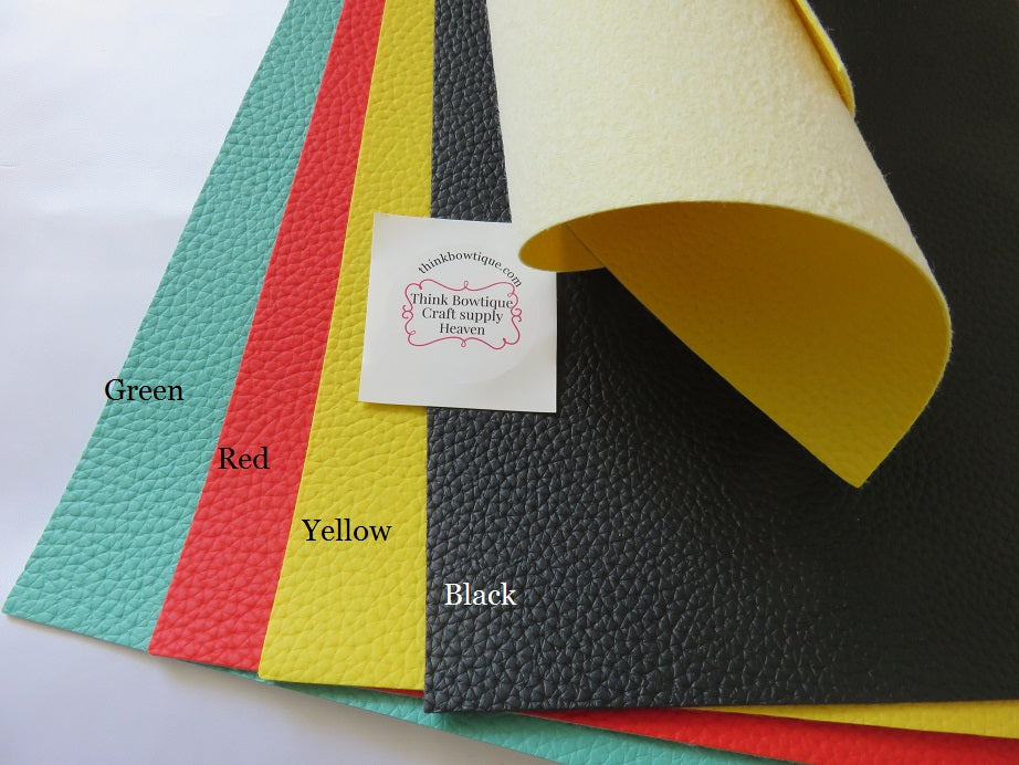 Litchi faux leatherette sheets