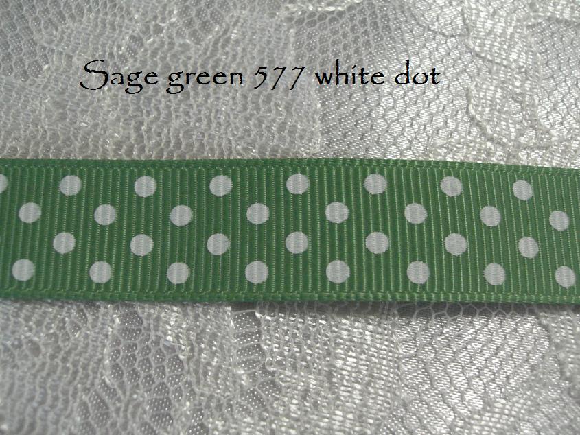 16mm - 5/8 2 colour printed grosgrain 5 metres ALL COLOURS