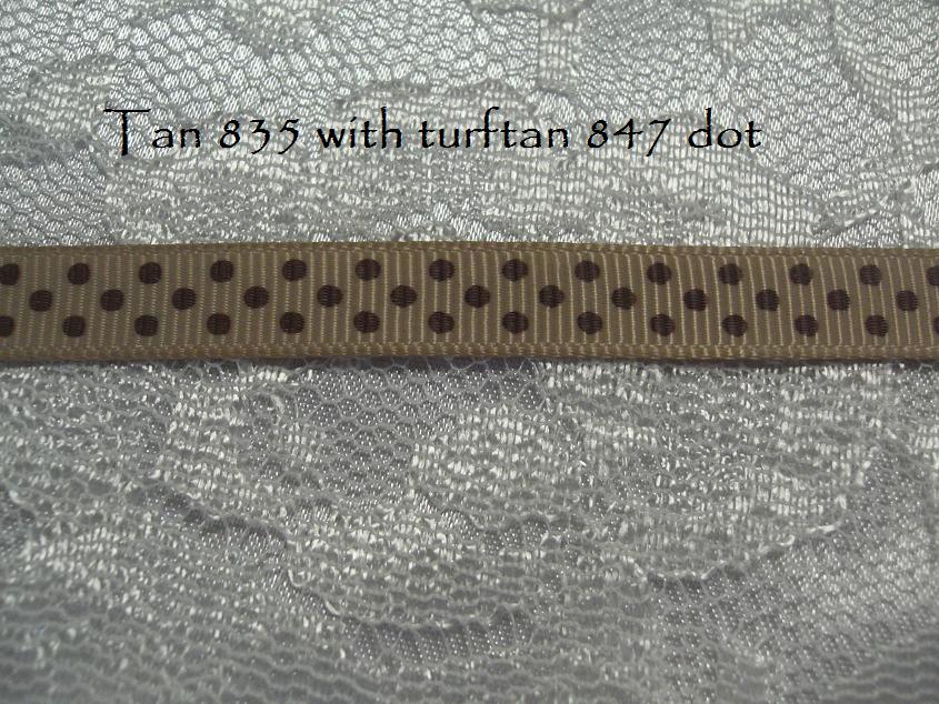 9mm Swiss dots printed grosgrain ribbon 5 metres ALL colours