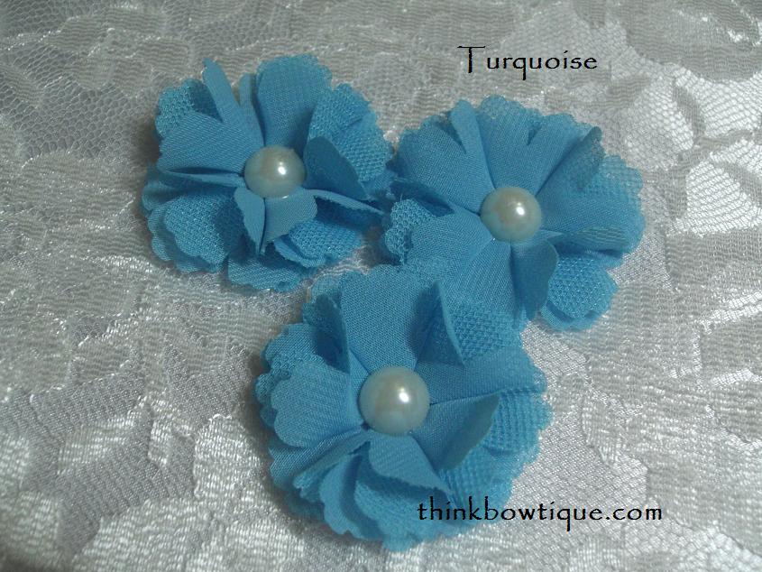 5cm Amy chiffon tulle flower