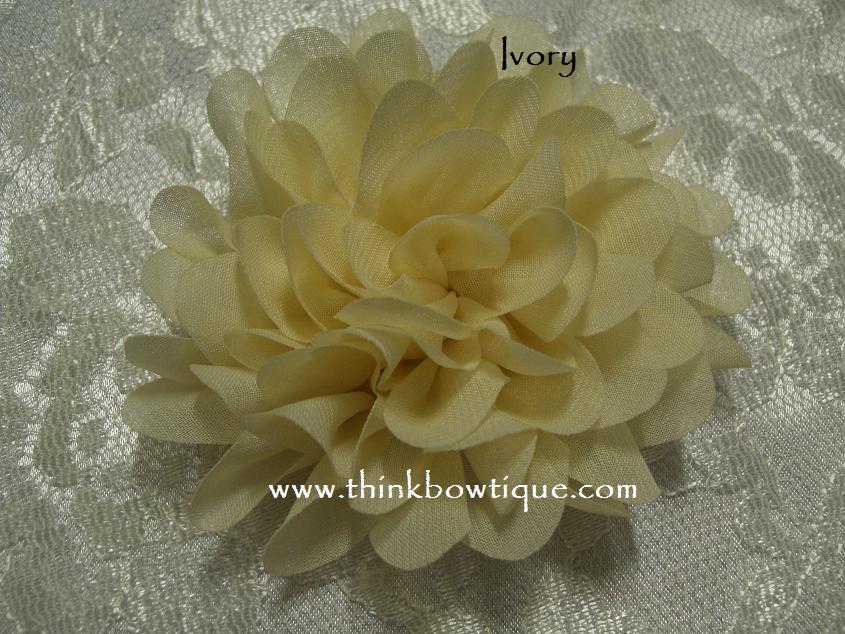 Dahlia chiffon flowers