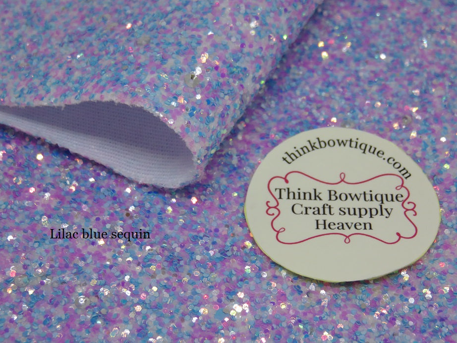 Chunky Glitter faux leatherette sheets