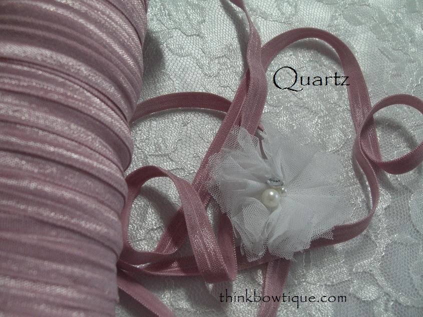 Quartz 9mm  3/8 FOE (fold over elastic Australia