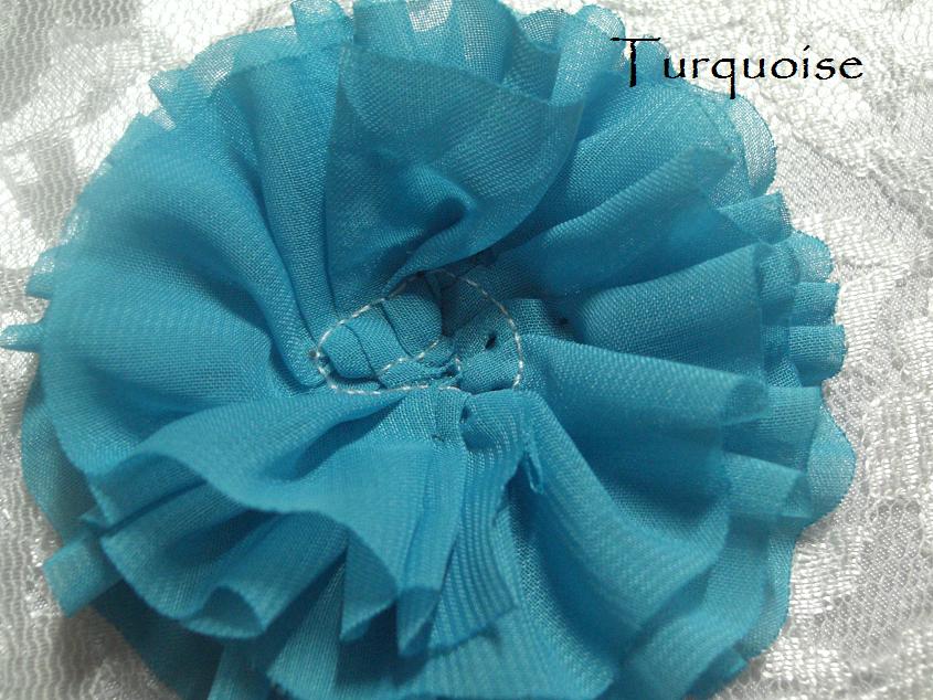 Parisian chiffon flower NO CENTRE