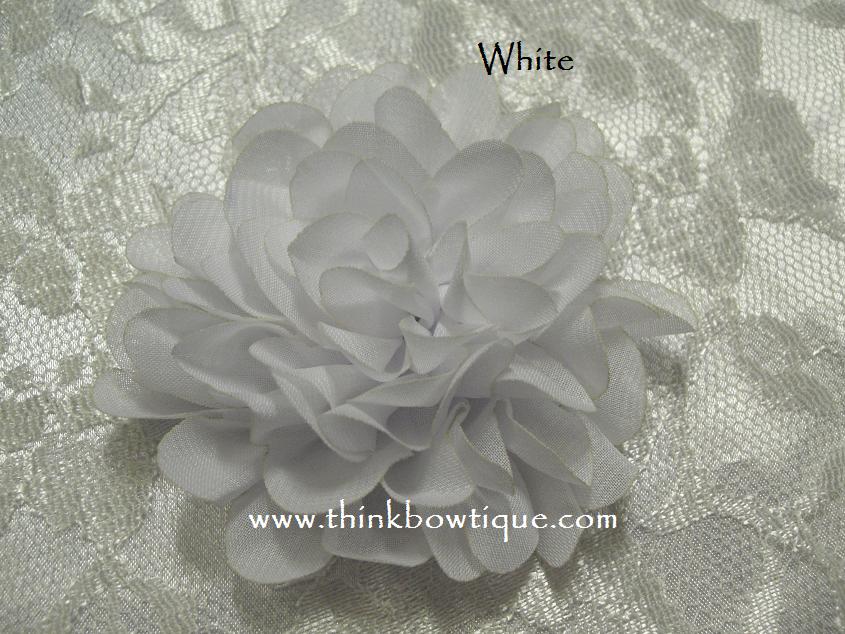 Dahlia chiffon flowers