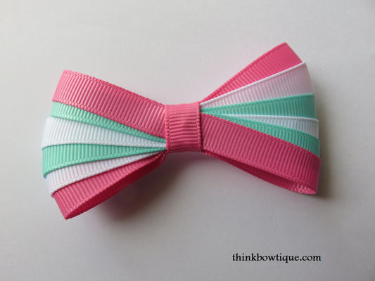 Make a ribbon layered bow