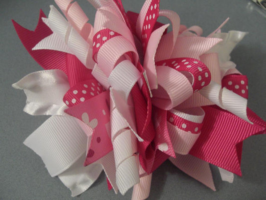 How to make a funky loopy bow