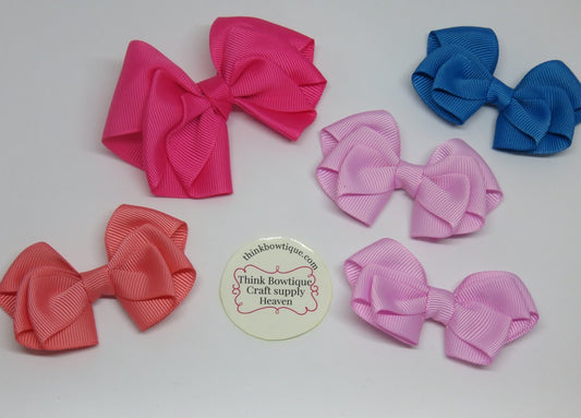 How to make a triple layer ribbon bow