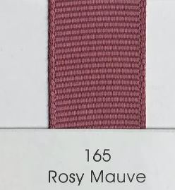 165 Rosy Mauve Grosgrain ribbon